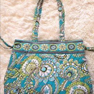 Vera Bradley green and blue purse